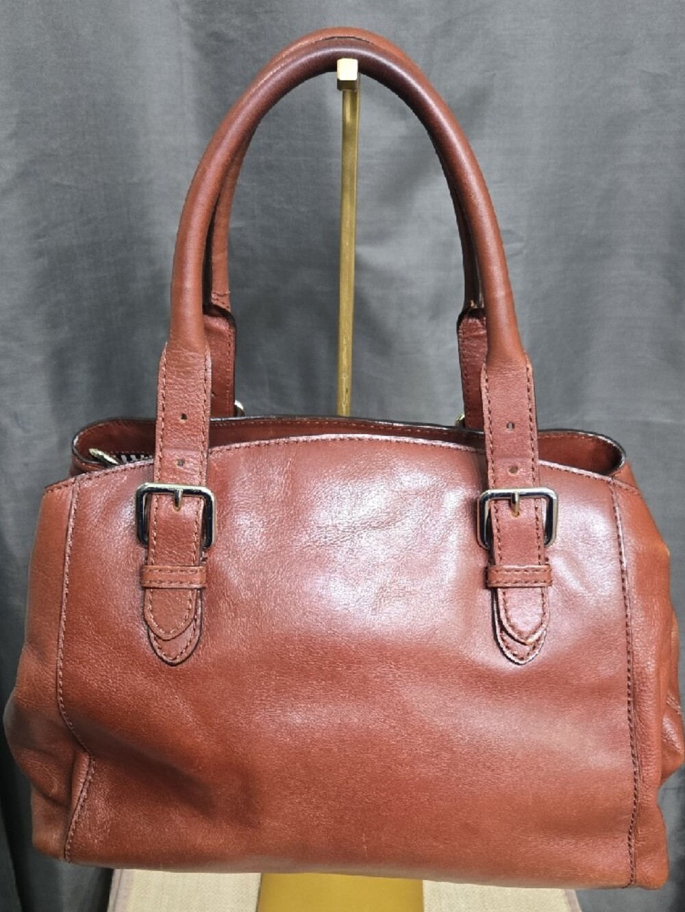 kate spade Vintage Brown Leather Satchel - Picture 2 of 13